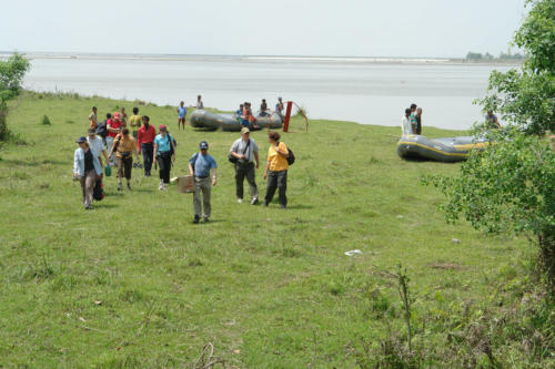 Gentle wildlife rafting with the experts at Koshi Tappu Wildlife Camp