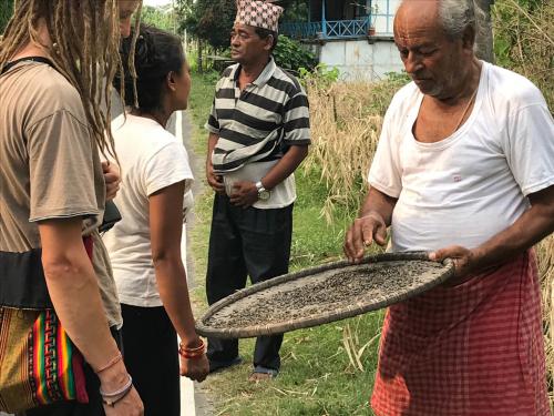 Village walk with the expert guides at Koshi Tappu Wildlife Camp